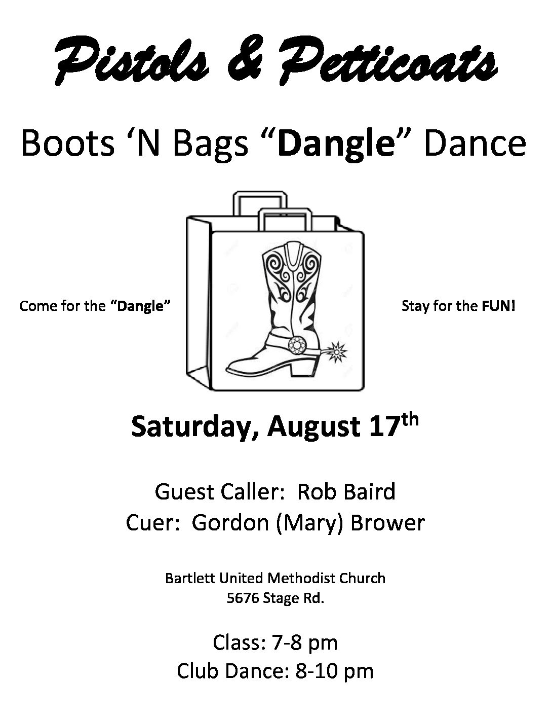 Boots N Bags Dangle Dance